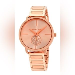 Michael Kors Portia Quartz Rose Gold Watch